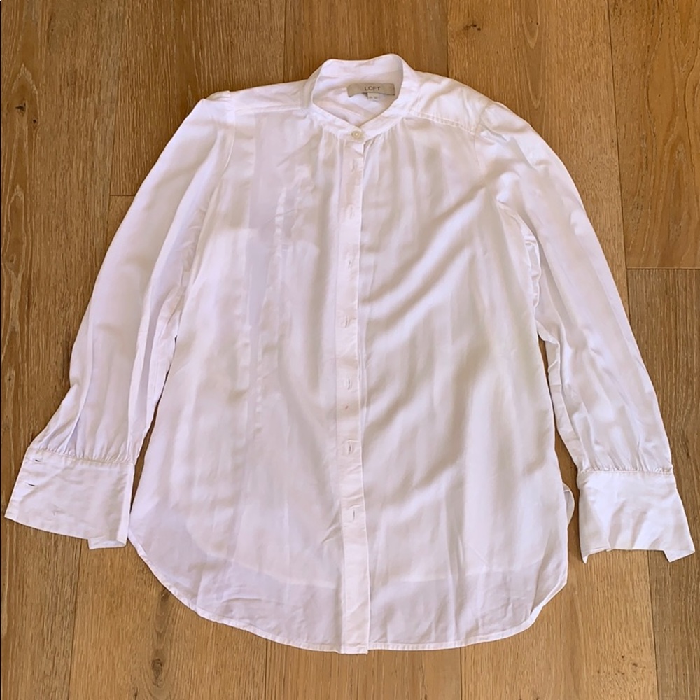 White button down shirt